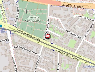 Carte de Touphone à Strasbourg