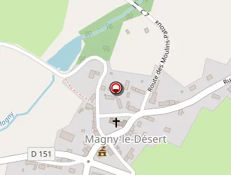 Carte de Robert Bernard à Magny-le-désert