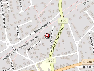 Carte de Dudonne Ingénierie à Saint-arnoult-en-yvelines