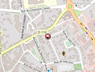 Carte de Maisons De Retraite à Lesneven