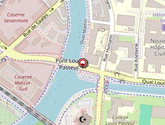 Carte de Pompac à Strasbourg