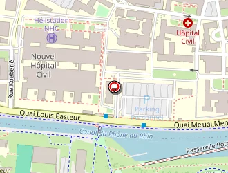 Carte de Collège 700 Pasteur à Strasbourg