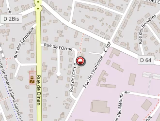 Carte de Peigné Matériaux à Pleurtuit