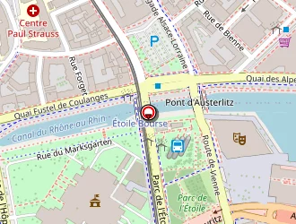 Carte de Terrain De Pétanque à Strasbourg