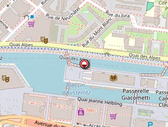 Carte de Centre Commercial Rivetoile à Strasbourg