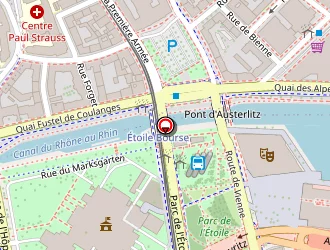 Carte de Paul à Strasbourg