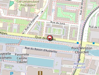 Carte de Malraux à Strasbourg