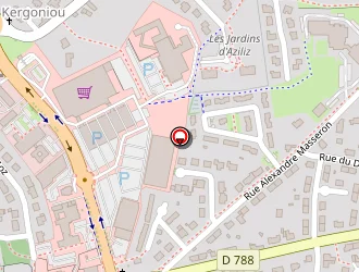 Carte de Celio à Lesneven