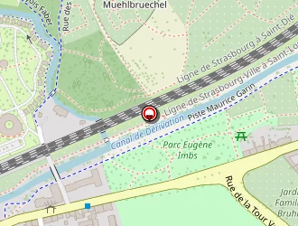 Carte de Camping Indigo Strasbourg à Strasbourg