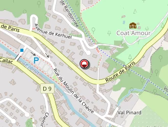 Carte de Cours Et Jardins à Morlaix