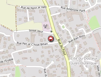 Carte de Le Dé En Or à Lesneven