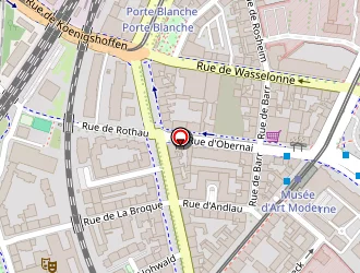 Carte de Fotue Maurice à Strasbourg