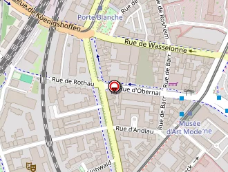 Carte de Jamal Ghandour à Strasbourg