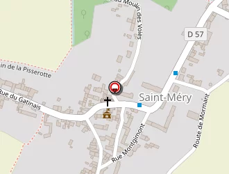 Carte de Colina à Saint-méry