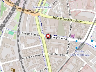 Carte de Robin-streisher à Strasbourg