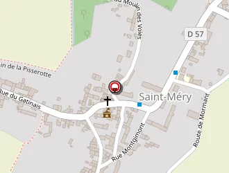 Carte de A-p-m- Installations à Saint-méry