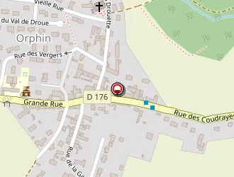 Carte de La Poste à Orphin