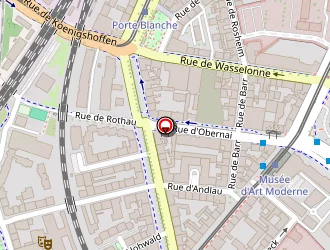 Carte de Carrefour City à Strasbourg