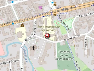 Carte de Sarrut Transports (se) à Strasbourg