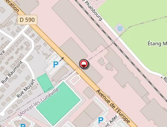 Carte de Abricolis à Lunéville