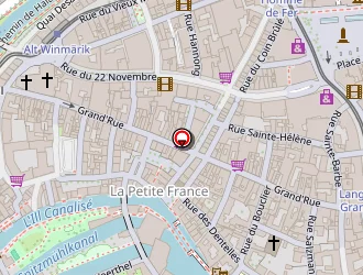 Carte de One Street à Strasbourg