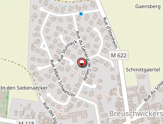 Carte de La Charrue à Breuschwickersheim