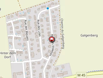 Carte de Côté Cour à Breuschwickersheim