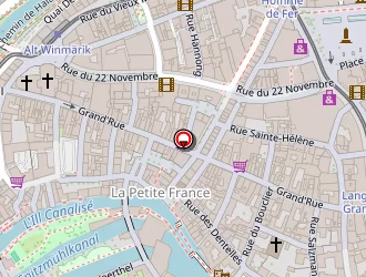 Carte de Ecole Saint Thomas à Strasbourg