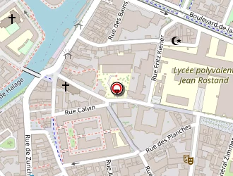 Carte de Petites Fugues à Strasbourg