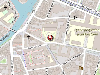 Carte de L'atelier à Strasbourg