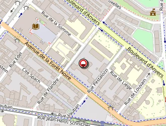 Carte de Sairy Cake Shop à Strasbourg