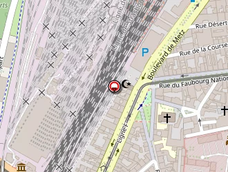 Carte de Communaute Des Chretiens à Strasbourg