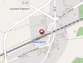 Carte de Boulodromes à Plounérin