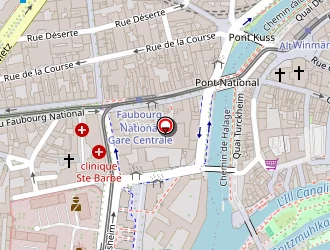 Carte de Pole Emploi à Strasbourg