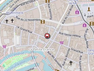 Carte de Krencker Etienne à Strasbourg