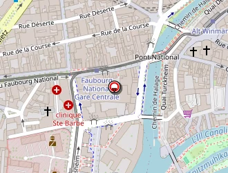 Carte de Abattoir Café à Strasbourg