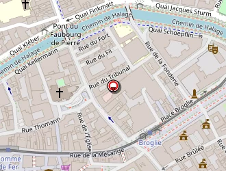 Carte de Armand Thiery à Strasbourg