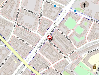 Carte de Janani Satar à Strasbourg