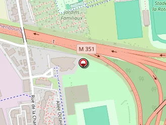 Carte de Centres Sportifs à Strasbourg