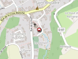 Carte de David Philippe à Saint-broladre