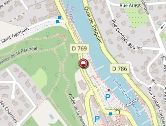 Carte de Aja à Morlaix