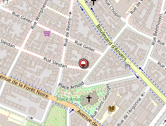 Carte de Dengel Michel à Strasbourg