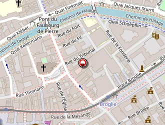 Carte de Prefecture Du Bas Rhin à Strasbourg