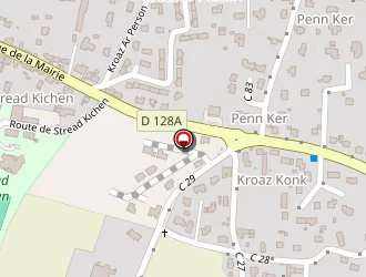 Carte de Menuiserie Uguen Jacques à Landéda