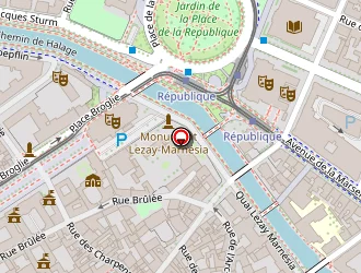 Carte de Bretzel Airlines à Strasbourg