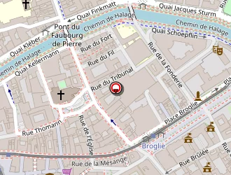 Carte de Lce Conseil à Strasbourg