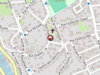 Carte de Ty Mein à Morlaix