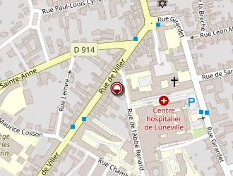 Carte de Savelys à Lunéville