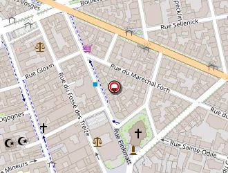 Carte de Apprill -thompson Florence à Strasbourg