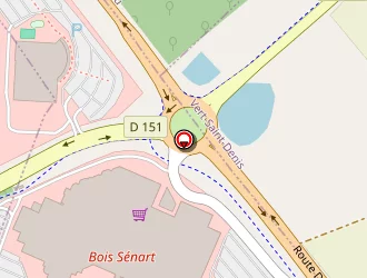 Carte de Kfc Drive Cesson Boissénart à Cesson